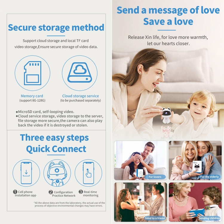 K9 Cute Pets Smart Home Camera, Support Night Vision & Two-way Voice & Motion Detection, K9 K9 Cute Pets Smart Home Camera, Support Night Vision & Two-way Voice & Motion Detection, K9